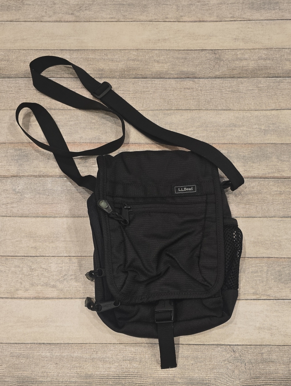 LL Bean Nylon Outdoor Shoulder Bag Unisex Crossbody Purse Bag
